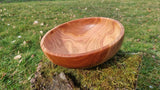 Natural Wooden Serving Bowl | Handcrafted Plum Wood Bowl | PipejaWood