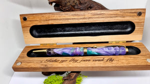 Handcrafted Epoxy Resin Pen: A Splash of Color for Your Writing Experience