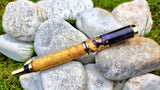 Acacia Burl Wood Fountain Pen | Epoxy Resin Wooden Pen | PipejaWood