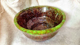 Epoxy Resin Bowl | Charry wood Shavings Resin Bowl | PipejaWood