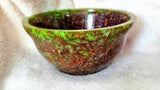 Epoxy Resin Bowl | Charry wood Shavings Resin Bowl | PipejaWood