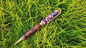 Epoxy Resin Pine Cones Pen | Pine Cones Pen White&Purple | PipejaWood