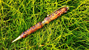 Epoxy Resin Pine Cones Pen | Pine Cones Pen White&Purple | PipejaWood