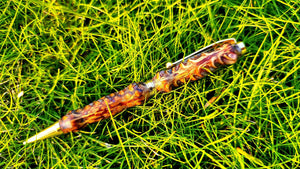 Epoxy Resin Pine Cones Pen | Pine Cones Pen White&Purple | PipejaWood