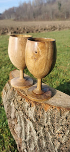 Wooden Walnut Goblet | Walnut Wood Goblet | PipejaWood