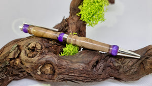 Handmade Pen with Epoxy resin and Walnut Wood