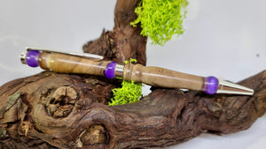 Handmade Pen with Epoxy resin and Walnut Wood