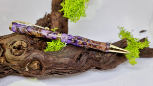 Handmade Epoxy resin Pen with Pine Cones