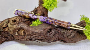 Handmade Epoxy resin Pen with Pine Cones