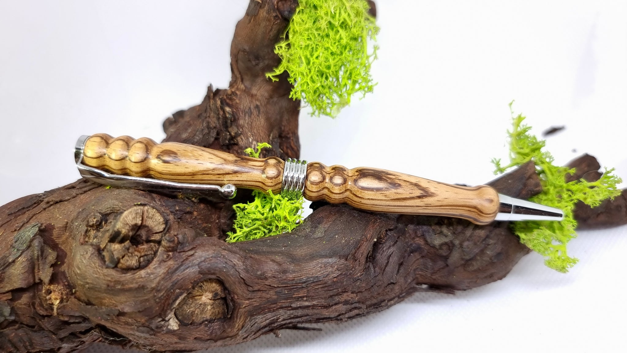 Handmade Pen Zebrano Wood