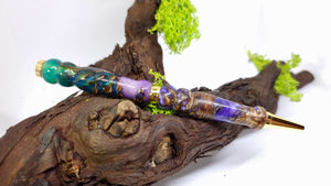 Handmade Pen From Epoxy Resin and Pine cones