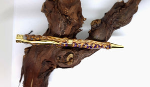 Handmade Pen from Epoxy resin and Pine cones