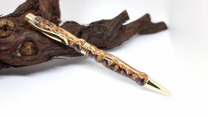 Handmade Pen from Epoxy resin and Pine cones