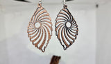 Handmade Wooden Dangling Earrings