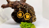 Handmade Wooden Dangling Earrings