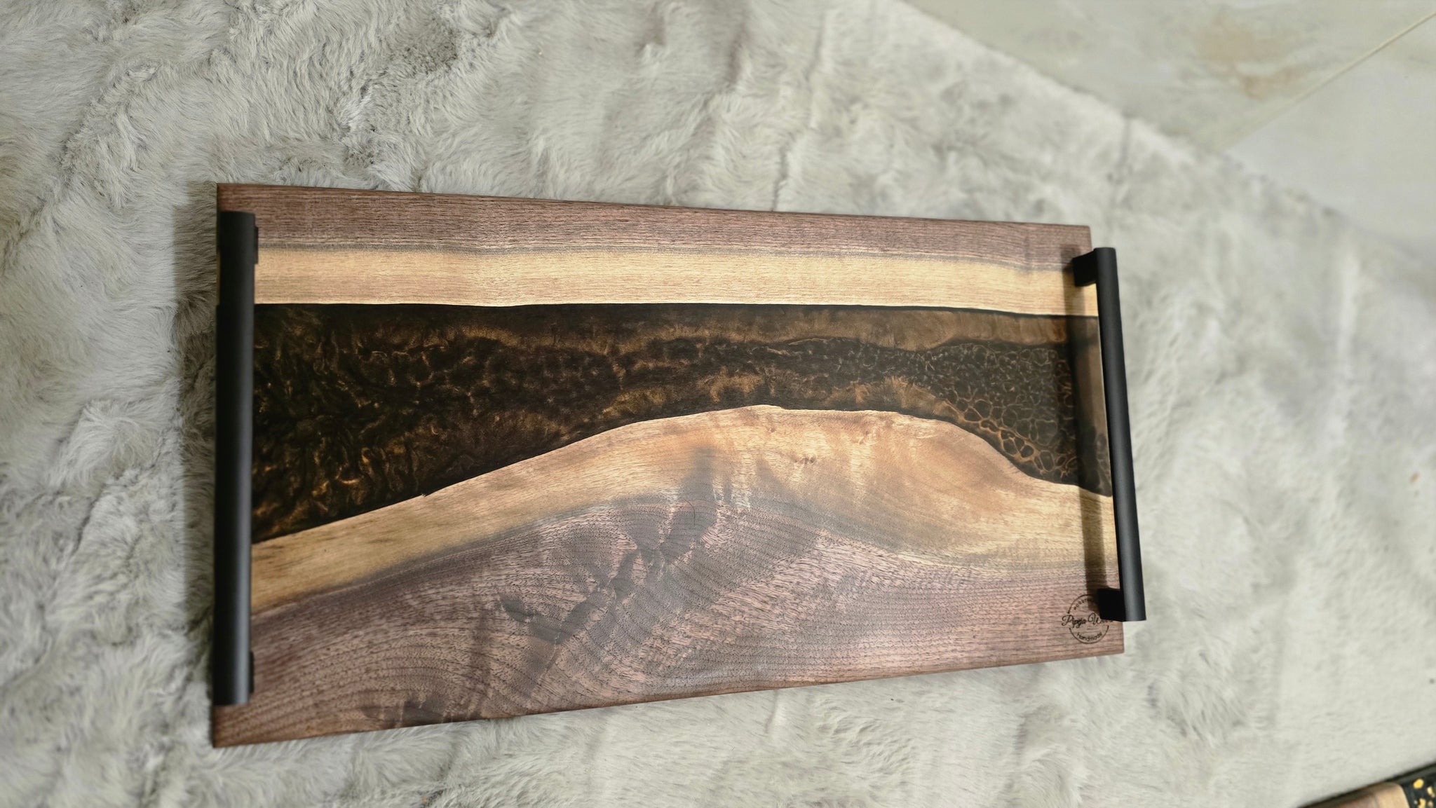 Handmade Serving Board with Handles