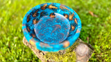 Handmade Epoxy Resin Bowl with Pine Cones - PipejaWood