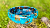 Handmade Epoxy Resin Bowl with Pine Cones - PipejaWood