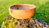 Handmade Pear Wood Bowl – 19.5cm x 9cm (7.7" x 3.5") | Natural Wooden Serving or Decorative Bowl - PipejaWood