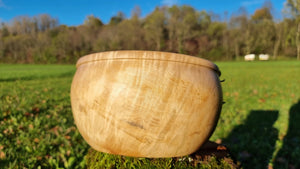 Spalted Maple Wood Bowl | Spalted Maple Wood Bowl Stitches| PipejaWood