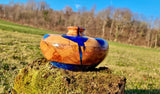 Plum Wood and epoxy resin Lid Bowl - PipejaWood